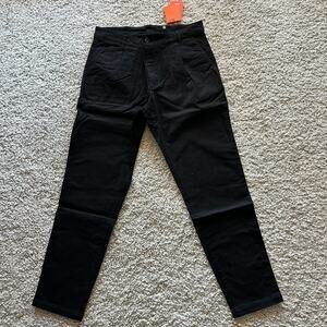 Men's YoungLA 625 Slim Fit Tapered Chino Pants, 32R  NWT, Black